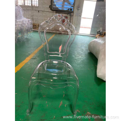 Furniture Resin Crystal Amber Clear Bella Princess Chairs